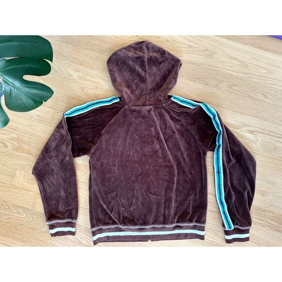 Y2k Hello Kitty Chocolate Brown Blue Tracksuit Jacket & Bottoms Girls 14/16 - Picture 6 of 15